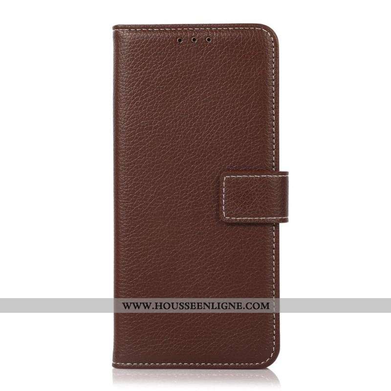 Housse Sony Xperia Pro-I Litchi Coutures Apparentes