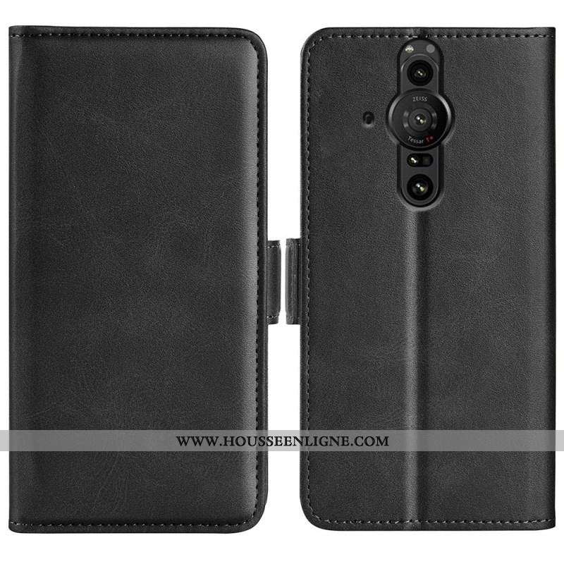 Housse Sony Xperia Pro-I Rabat Double Classique