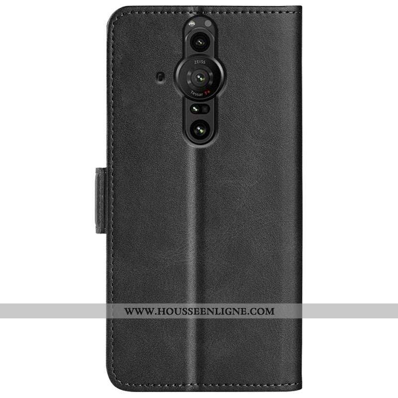 Housse Sony Xperia Pro-I Rabat Double Classique