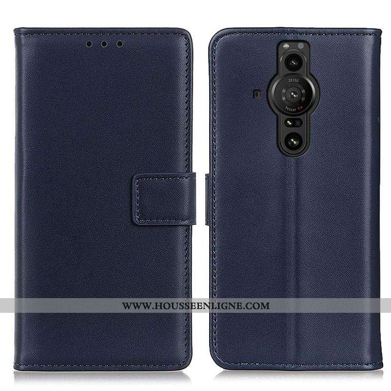Housse Sony Xperia Pro-I Simili Cuir Simple