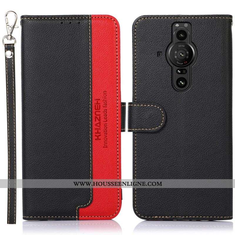 Housse Sony Xperia Pro-I Style Litchi RFID KHAZNEH