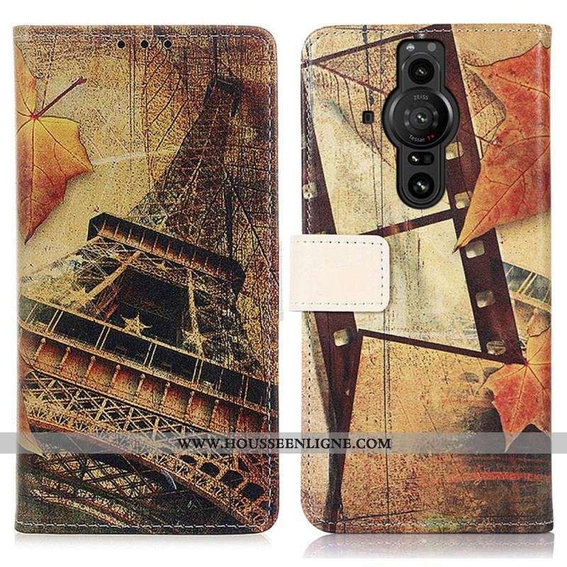 Housse Sony Xperia Pro-I Tour Eiffel En Automne
