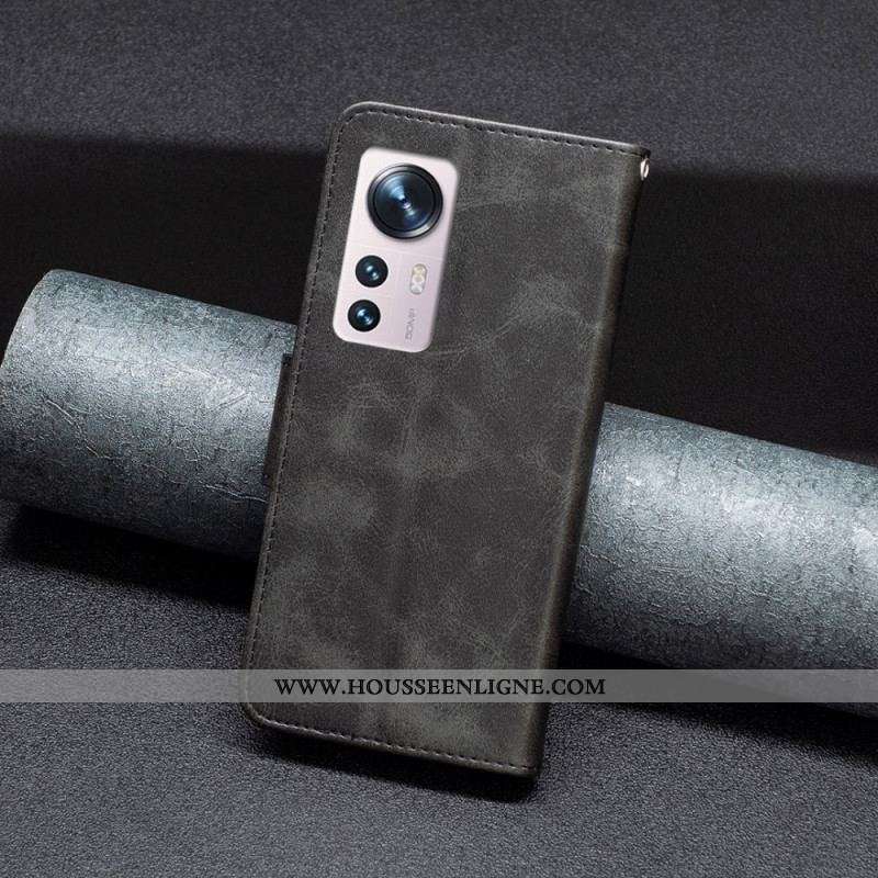 Housse  Xiaomi 12 / 12X /12X Lisse Rabat Oblique