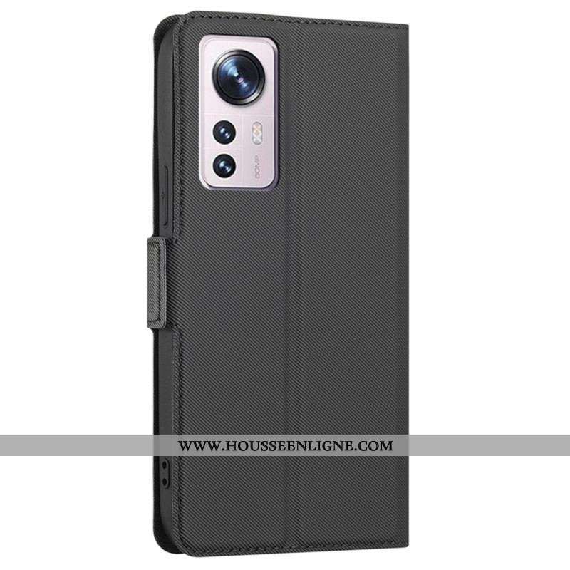 Housse  Xiaomi 12 / 12X  Bicolore Double Fermoir