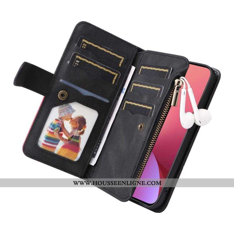 Housse Xiaomi 12 / 12X Bicolore avec Porte-Monnaie