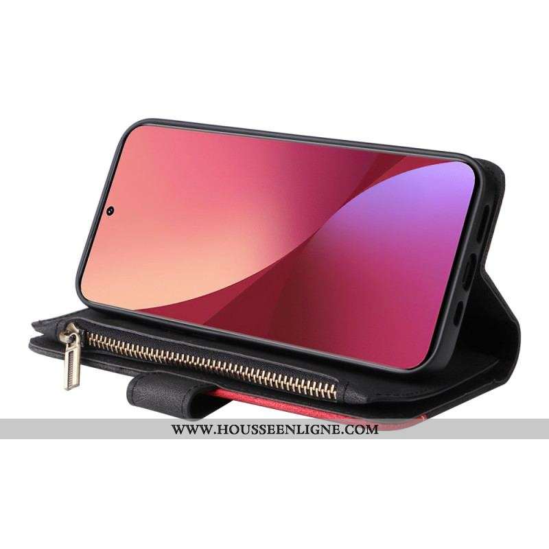 Housse Xiaomi 12 / 12X Bicolore avec Porte-Monnaie