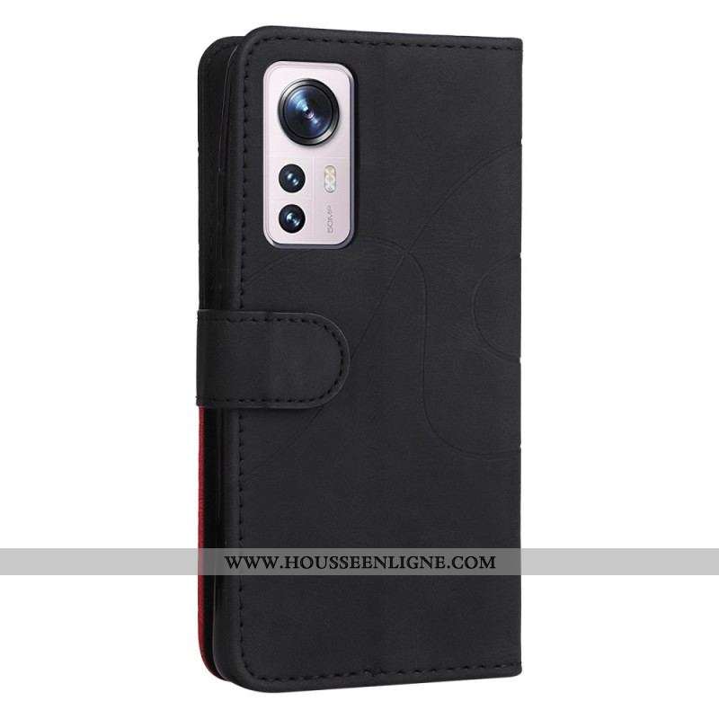 Housse Xiaomi 12 / 12X Bicolore à Lanière