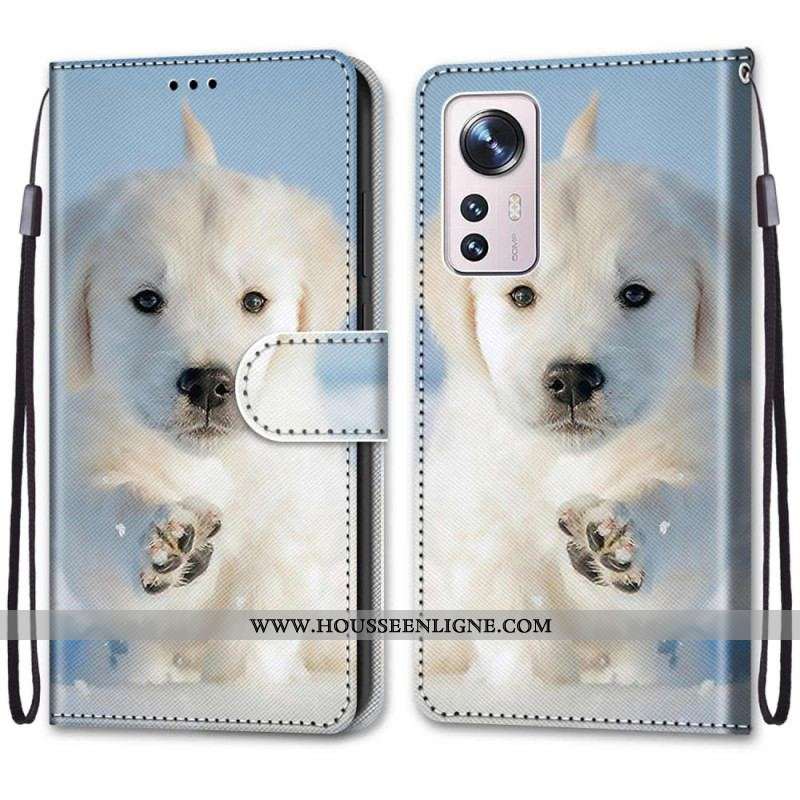 Housse Xiaomi 12 / 12X Chiot à Lanière