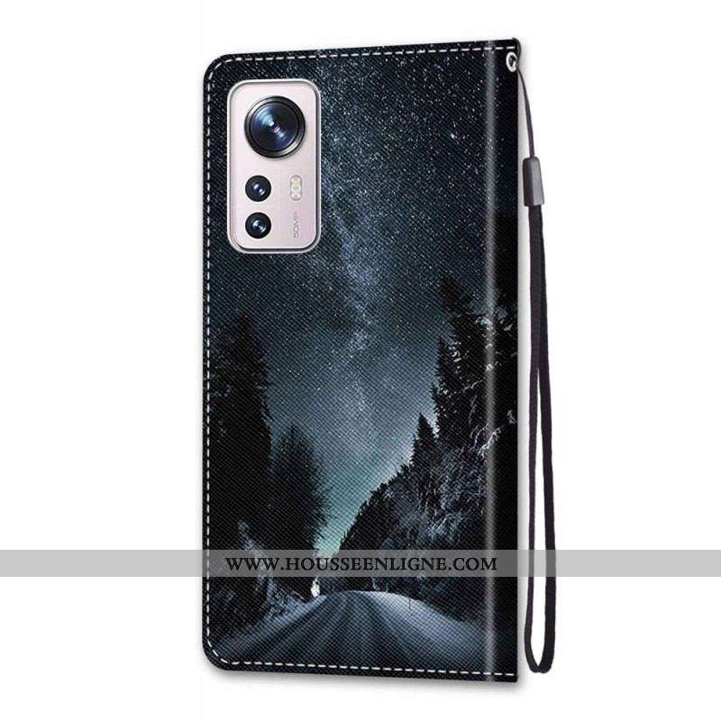 Housse Xiaomi 12 / 12X Ciel à Lanière