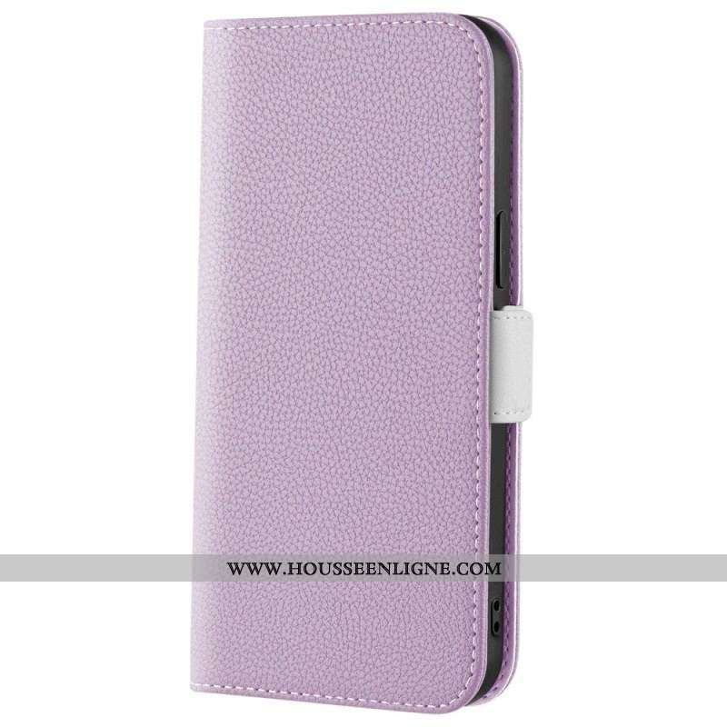 Housse Xiaomi 12 / 12X Cuir Litchi Double Fermoir