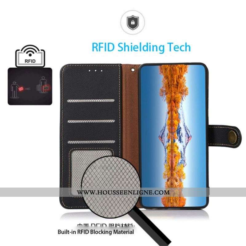 Housse  Xiaomi 12 / 12X Cuir Véritable KHAZNEH RFID