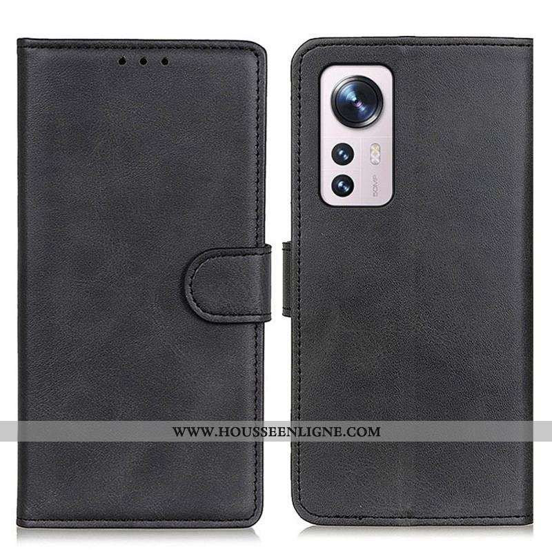 Housse  Xiaomi 12 / 12X Effet Cuir Matte Rétro