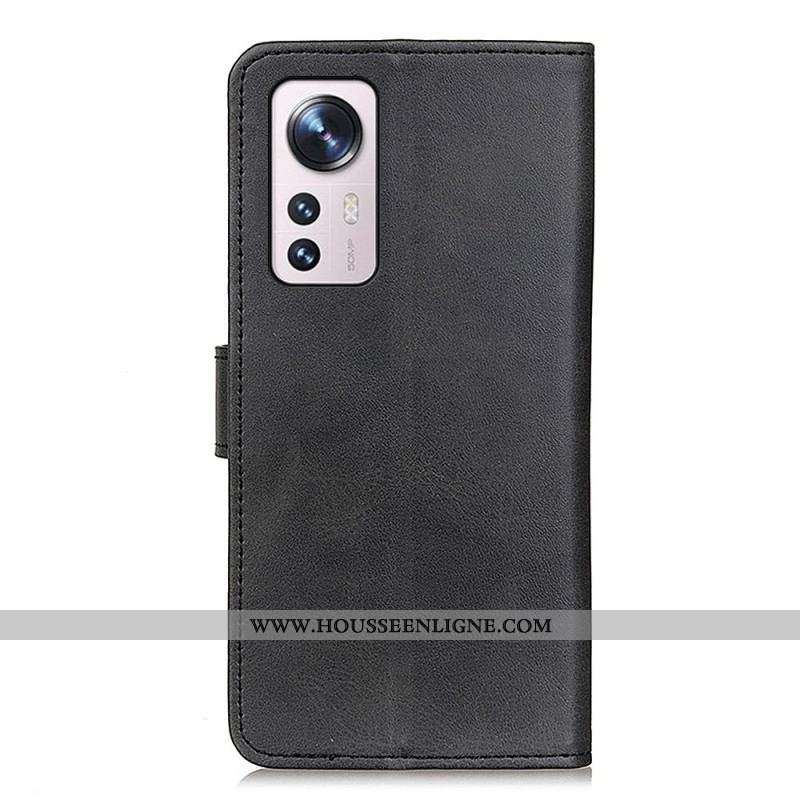 Housse  Xiaomi 12 / 12X Effet Cuir Matte Rétro