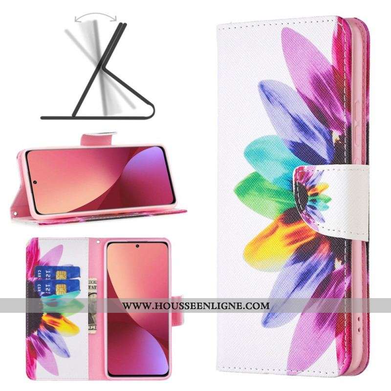 Housse  Xiaomi 12 / 12X  Fleur Aquarelle