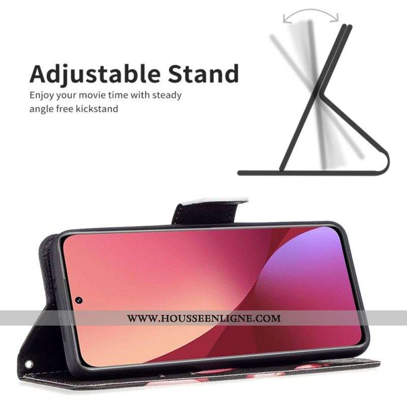 Housse  Xiaomi 12 / 12X  Fleur Rose