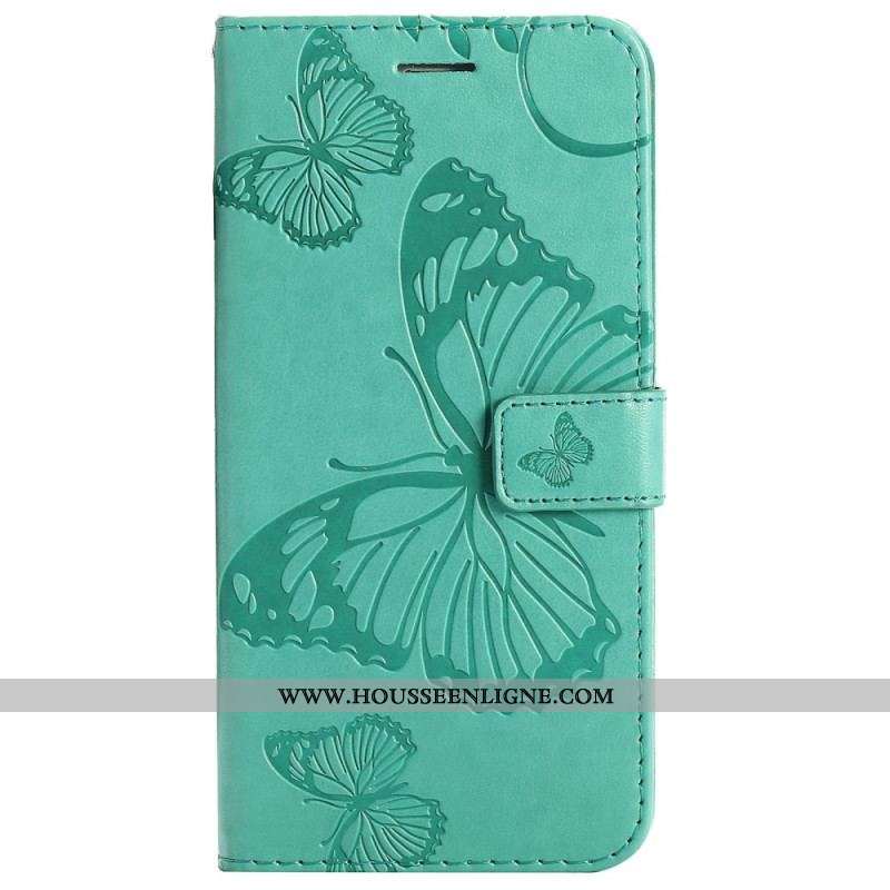 Housse Xiaomi 12 / 12X Papillons Géants à Lanière