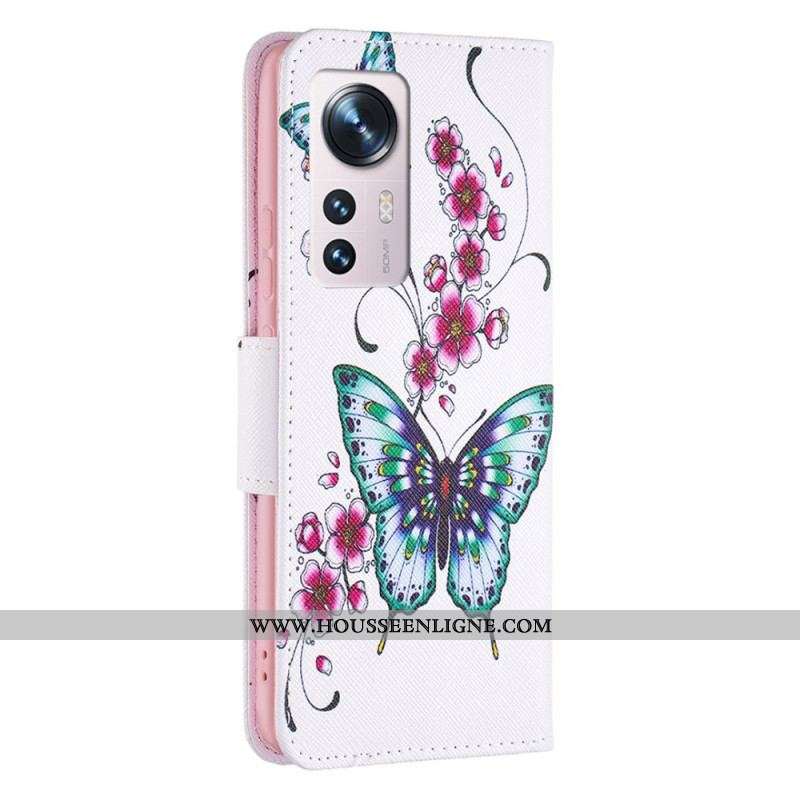 Housse  Xiaomi 12 / 12X  Papillons