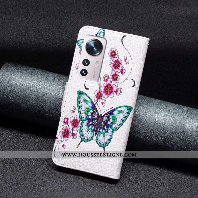 Housse  Xiaomi 12 / 12X  Papillons
