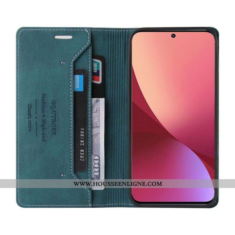 Housse  Xiaomi 12 / 12X  Simili Cuir GQ.UTROBE