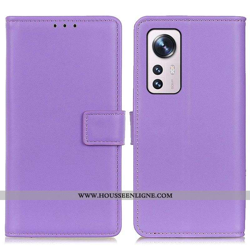 Housse  Xiaomi 12 / 12X Simili Cuir Simple