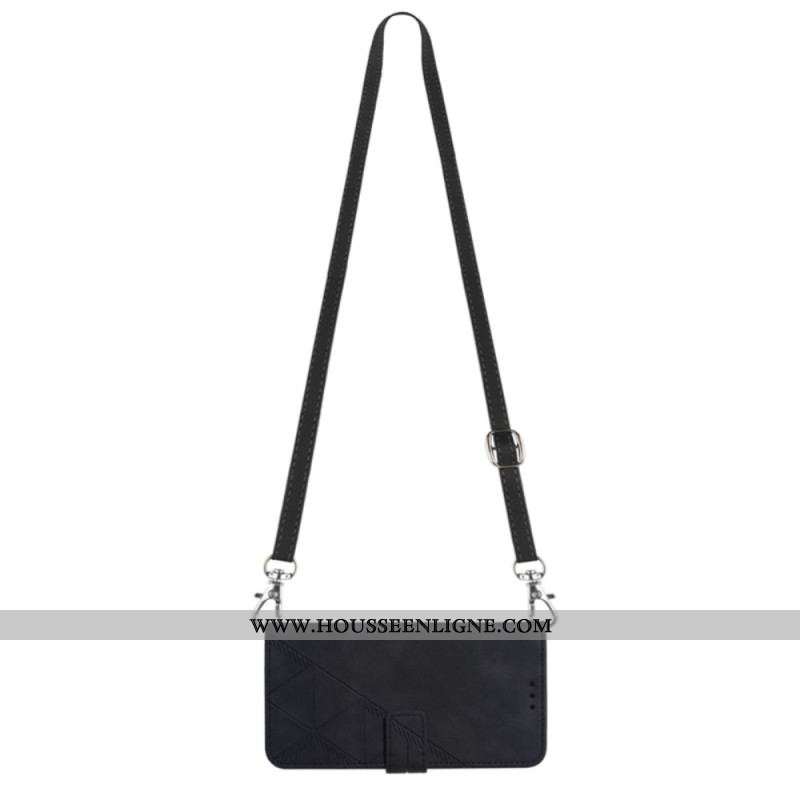 Housse Xiaomi 12 / 12X Triangles avec Bandoulière