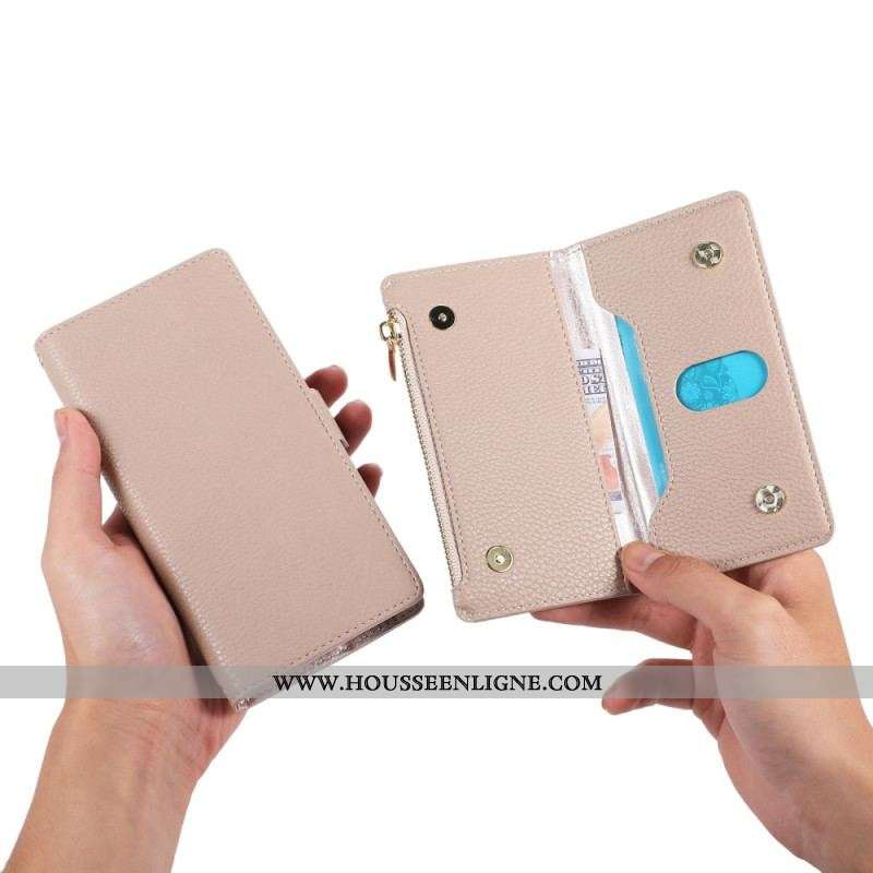 Housse Xiaomi 12 Lite 5G Portefeuille Détachable et Lanière