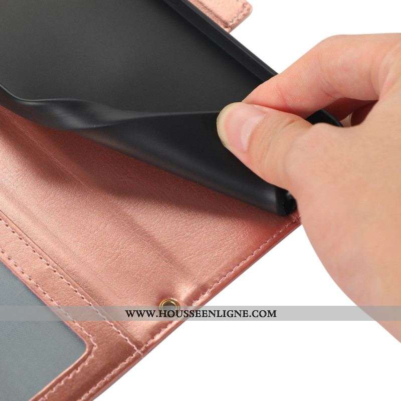 Housse Xiaomi 12 Lite 5G Portefeuille Détachable et Lanière