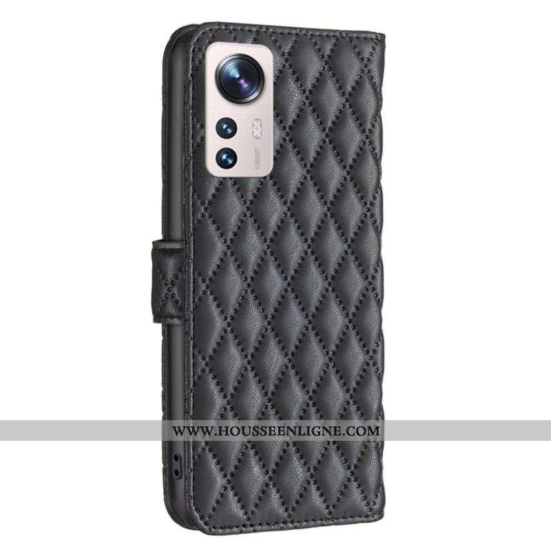 Housse Xiaomi 12 Lite 5G Style Matelassé BINFEN COLOR