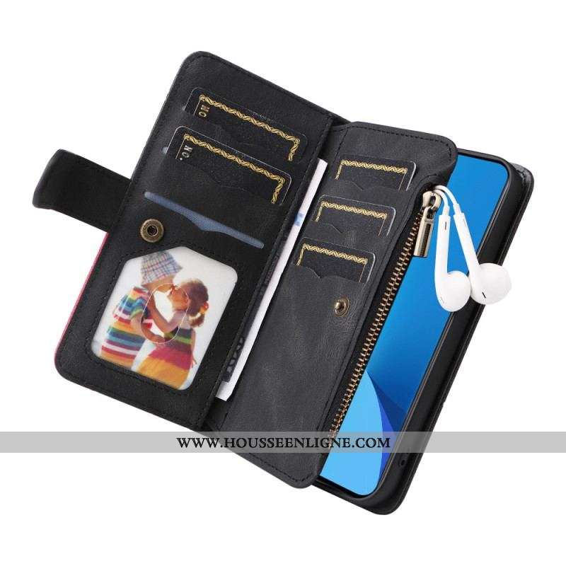 Housse Xiaomi 12 Lite Bicolore avec Porte-Monnaie
