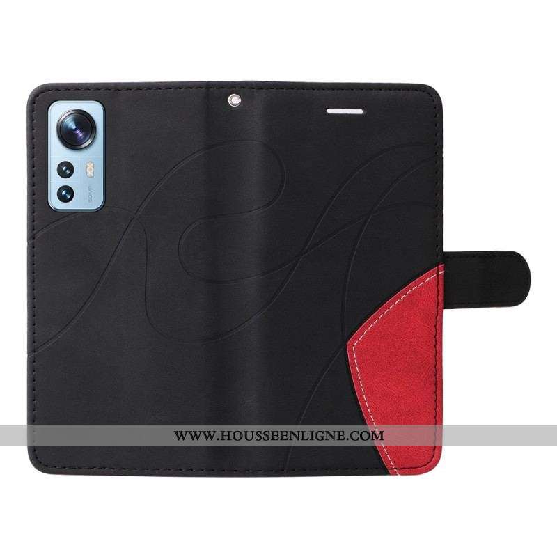 Housse Xiaomi 12 Lite Bicolore à Lanière