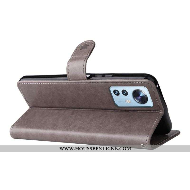Housse Xiaomi 12 Lite Chat et Abeille à Lanière