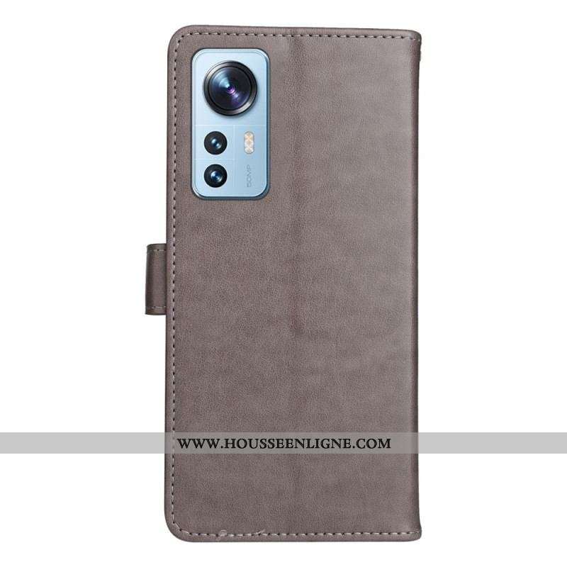 Housse Xiaomi 12 Lite Chat et Abeille à Lanière