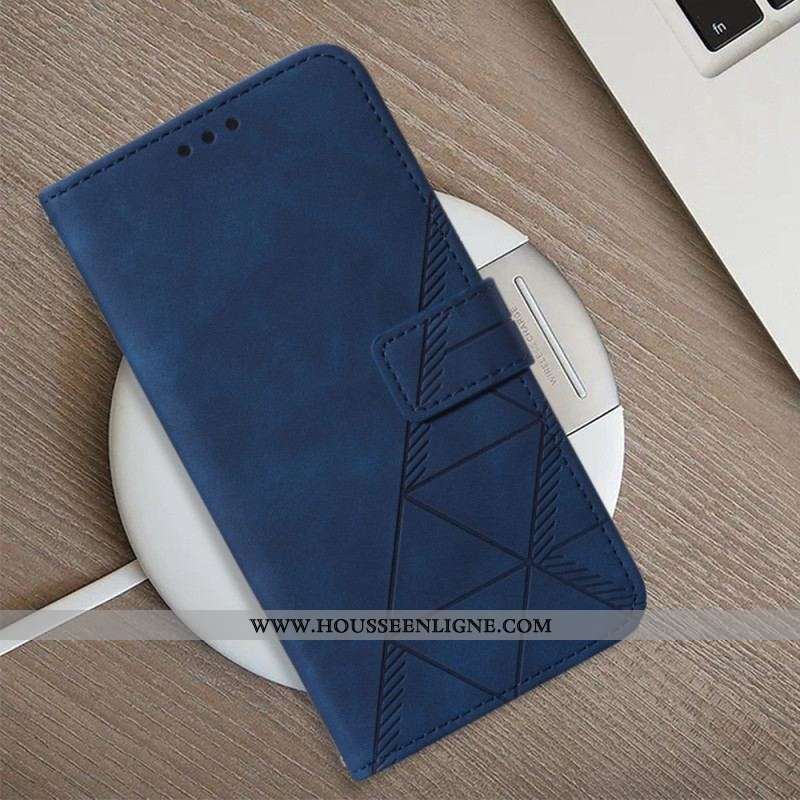 Housse Xiaomi 12 Lite Triangles avec Lanière