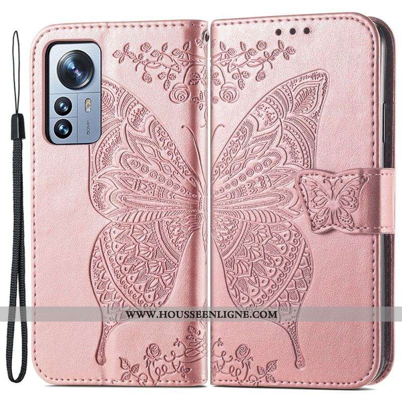 Housse Xiaomi 12 Pro Demi Papillon