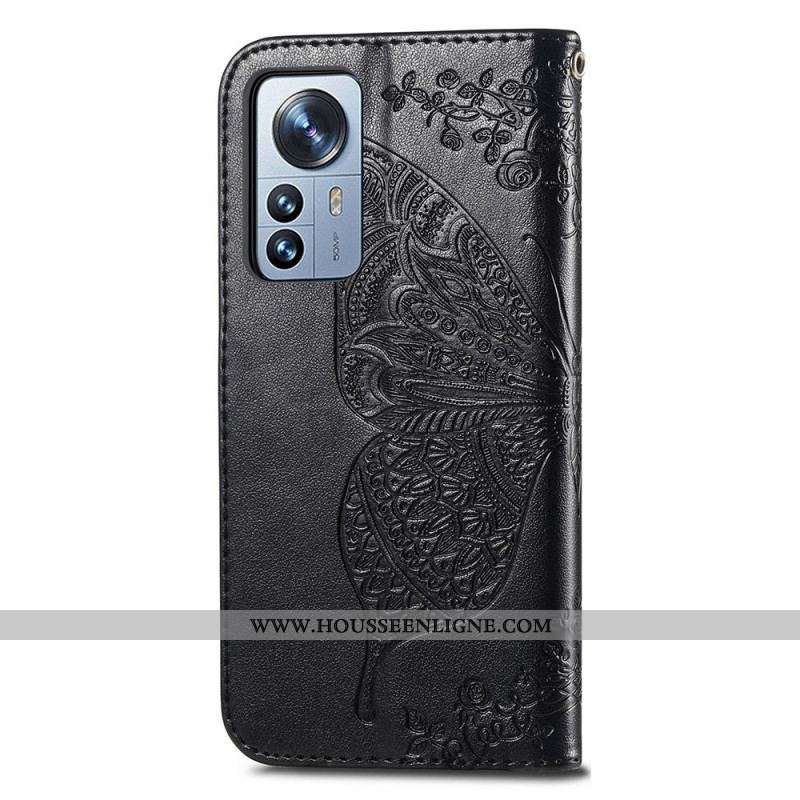 Housse Xiaomi 12 Pro Demi Papillon