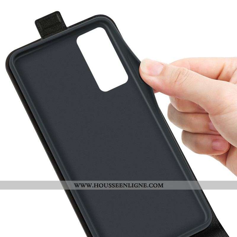 Housse Xiaomi 12 Pro Effet Cuir Rabat Vertical