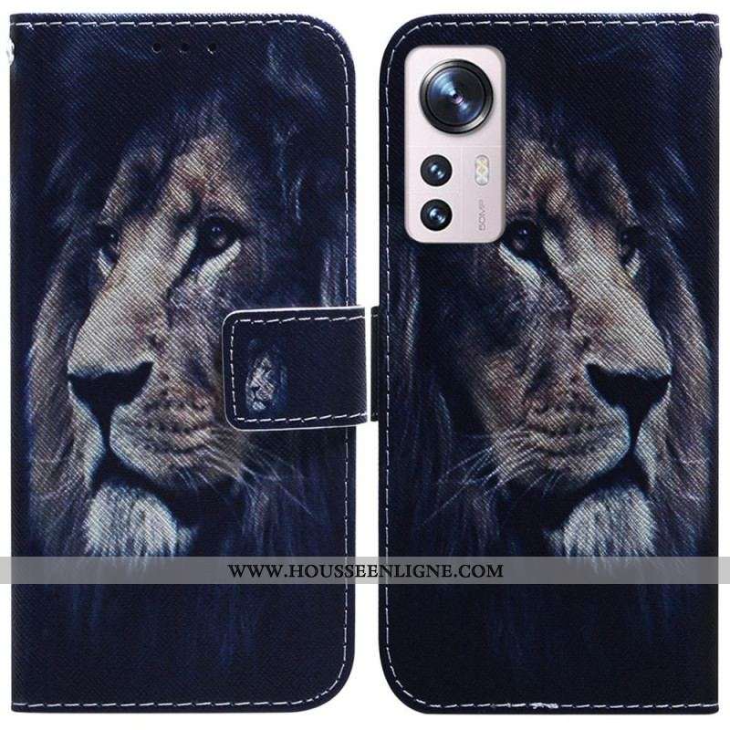 Housse Xiaomi 12 Pro Lion