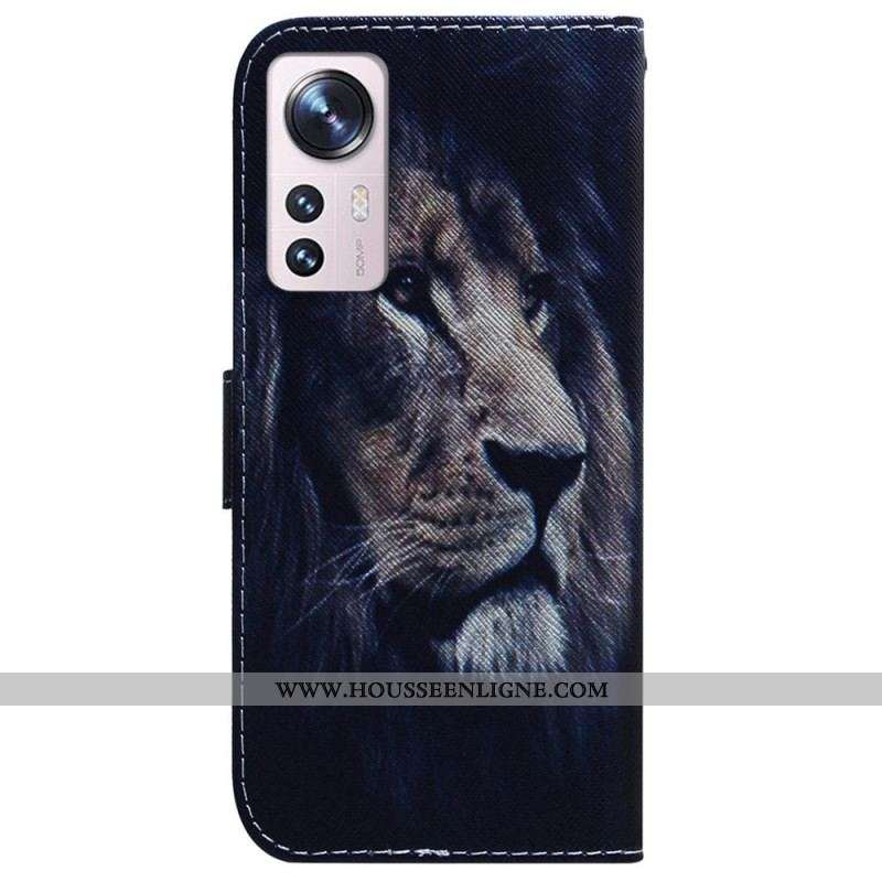 Housse Xiaomi 12 Pro Lion