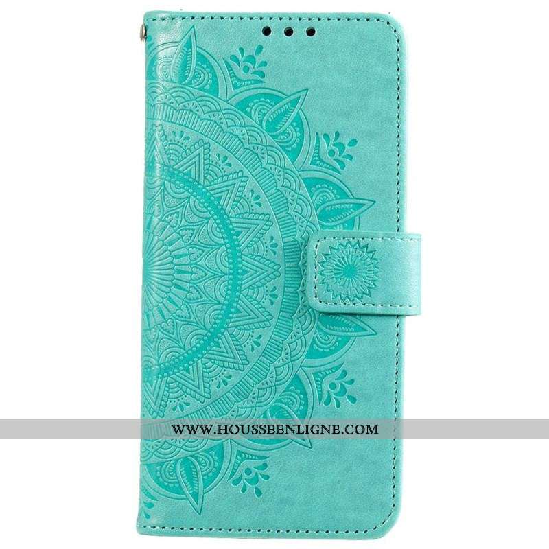 Housse Xiaomi 12 Pro Mandala Soleil à Lanière