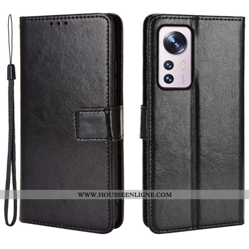 Housse Xiaomi 12 Pro Simili Cuir Flashy