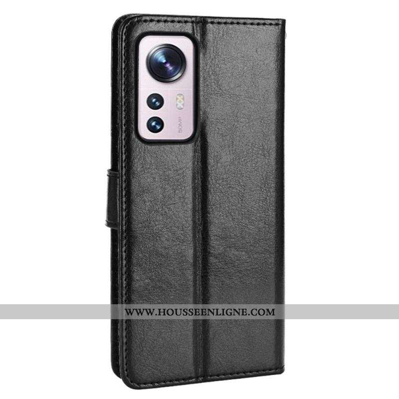 Housse Xiaomi 12 Pro Simili Cuir Flashy
