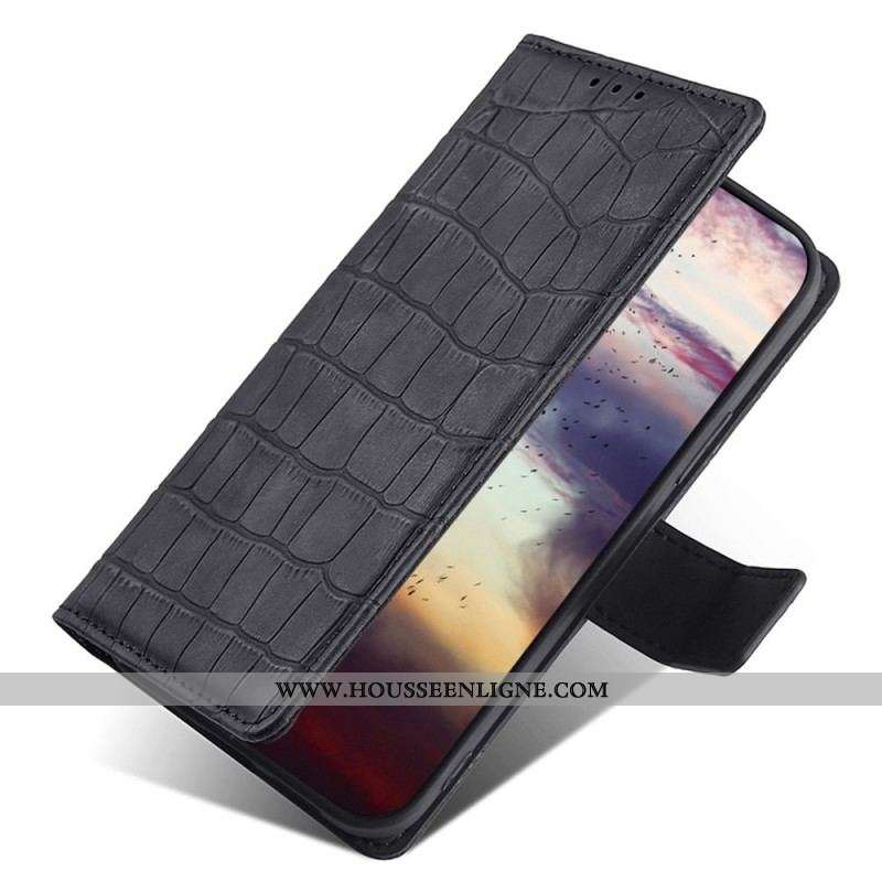 Housse Xiaomi 12 Pro Skin-Touch Crocodile