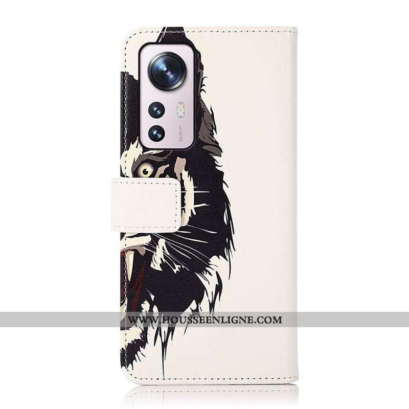 Housse Xiaomi 12 Pro Tigre Féroce