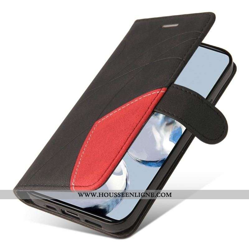 Housse Xiaomi 12T / 12T Pro Bicolore à Lanière