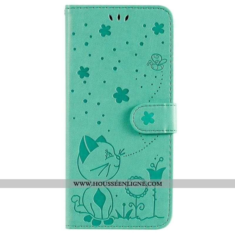 Housse Xiaomi 12T / 12T Pro Chat et Abeilles