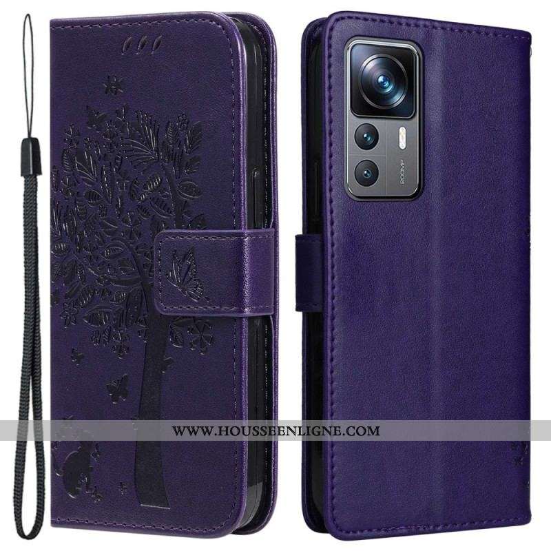 Housse Xiaomi 12T / 12T Pro Chat sous l'Arbre