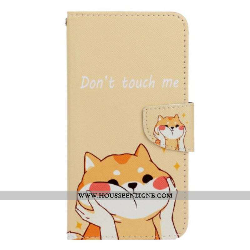 Housse Xiaomi 12T / 12T Pro Don't Touch Me avec Lanière