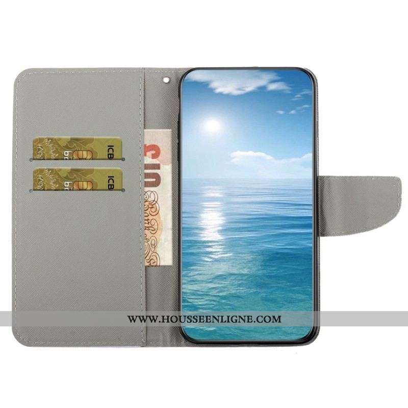 Housse Xiaomi 12T / 12T Pro Don't Touch Me avec Lanière