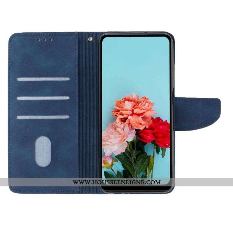 Housse Xiaomi 12T / 12T Pro Effet Cuir Uni à Lanière