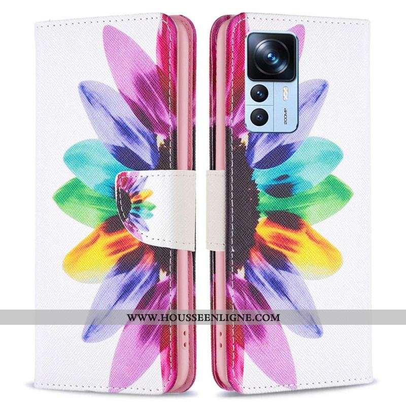 Housse Xiaomi 12T / 12T Pro Fleur Aquarelle